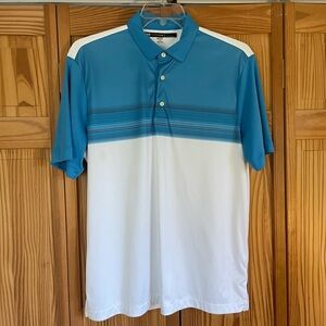 Greg Norman “MicroLux” Performance Golf Shirt Men’s Sz L
